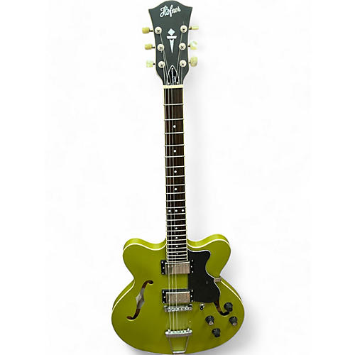 Used 2013 Hofner Verythin Standard CT OLIVE  Hollow Body Electric Guitar OLIVE