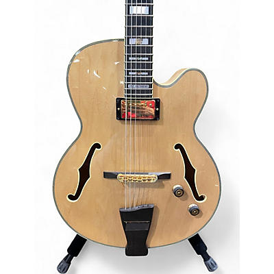 Used 2013 Ibanez PM200-NT Pat Metheny Signature Natural Hollow Body Electric Guitar