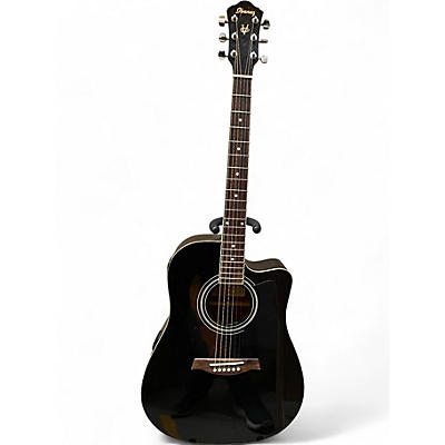 Used 2013 Ibanez V70CE Black Acoustic Electric Guitar