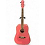 Used 2013 Oscar Schmidt OG1P Pink Acoustic Guitar Pink