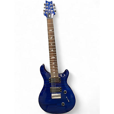 Used 2013 PRS SE Custom 24 Blue Sapphire Solid Body Electric Guitar