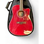 Used 2013 Randy Jackson True Faith Collection Red Acoustic Electric Guitar Red