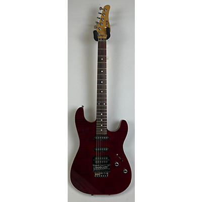 Schecter Guitar Research Used 2013 Schecter Guitar Research USA CUSTOM SHOP SUNSET CUSTOM Trans Red Solid Body Electric Guitar