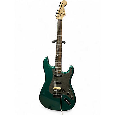 Used 2013 Squier Bullet Stratocaster HSS Metallic Green Solid Body Electric Guitar