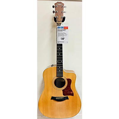 Taylor Used 2013 Taylor 210ce Fall Limited Natural Acoustic Electric Guitar