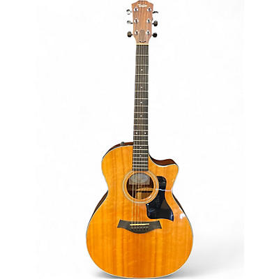 Used 2013 Taylor 314CE Natural Acoustic Electric Guitar