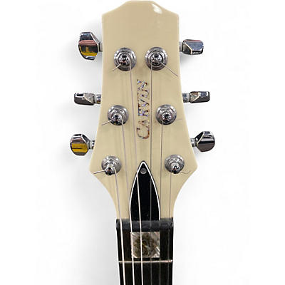 Used 2014 Carvin sh550ce white Hollow Body Electric Guitar