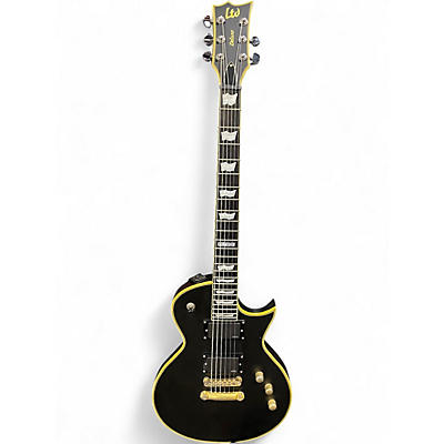 Used 2014 ESP LTD Deluxe EC-1000 Electric Guitar Vintage Black Vintage Black Solid Body Electric Guitar