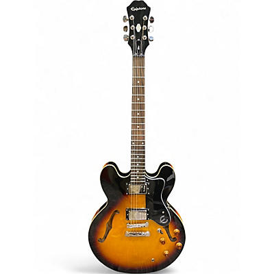 Used 2014 Epiphone Dot Vintage Sunburst Hollow Body Electric Guitar