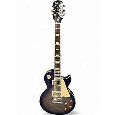 Used 2014 Epiphone Les Paul Standard Pro Faded Blue Jean Solid Body Electric Guitar