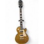 Used 2014 Epiphone Les Paul Traditional Pro Gold Top Solid Body Electric Guitar Gold Top