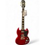 Used 2014 Epiphone SG Pro Red Solid Body Electric Guitar Red
