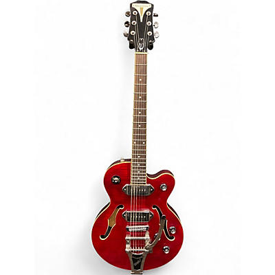 Used 2014 Epiphone Wildkat Wine Red Hollow Body Electric Guitar