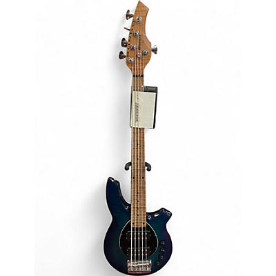 Ernie Ball Used 2014 Ernie Ball Bongo 5 neptune blue Electric Bass Guitar