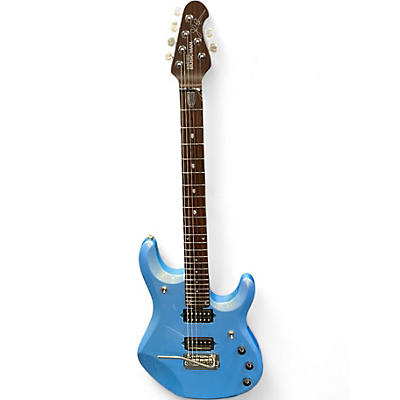 Used 2014 Ernie Ball Music Man JP6 full rosewood neck sky blue Solid Body Electric Guitar