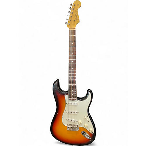 Used 2014 Fender 1965 American Vintage Stratocaster 3 Color Sunburst Solid Body Electric Guitar 3 Color Sunburst