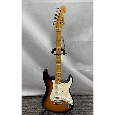 Fender Used 2014 Fender 60th Anniversary 1954 American Vintage Stratocaster Sunburst Solid Body Electric Guitar