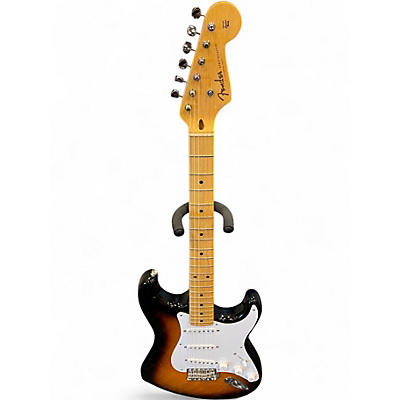 Used 2014 Fender 60th Anniversary 1954 American Vintage Stratocaster Two Tone Sunburst Solid Body Electric Guitar