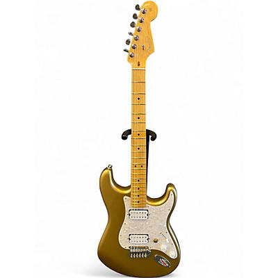 Used 2014 Fender American Standard FSR Stratocaster HH Aztec Gold Solid Body Electric Guitar