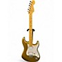 Used 2014 Fender American Standard FSR Stratocaster HH Aztec Gold Solid Body Electric Guitar Aztec Gold