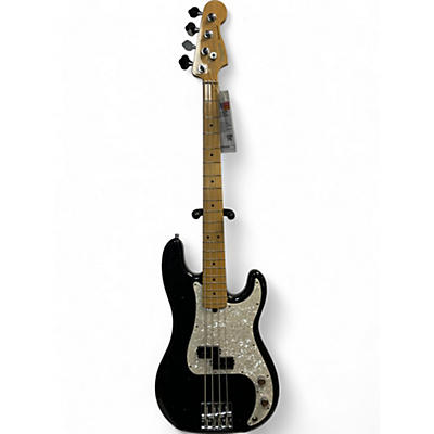 Fender Used 2014 Fender American Standard Precision Bass Black Electric Bass Guitar