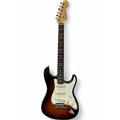 Used 2014 Fender American Standard Stratocaster 3 Color Sunburst Solid Body Electric Guitar