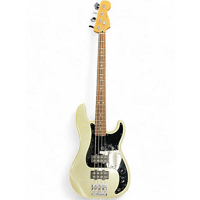 Fender Used 2014 Fender Blacktop Precision Bass White Chrome Pearl Electric Bass Guitar