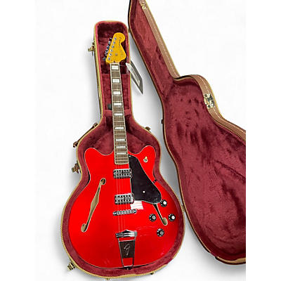 Used 2014 Fender Coronado II red Hollow Body Electric Guitar