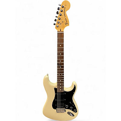 Used 2014 Fender LTD Edition American Special Stratocaster HSS 60th Anniversa Olympic White Solid Body Electric Guitar