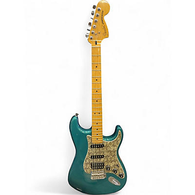 Used 2014 Fender Lone Star Stratocaster terquise Solid Body Electric Guitar
