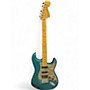 Used 2014 Fender Lone Star Stratocaster terquise Solid Body Electric Guitar terquise