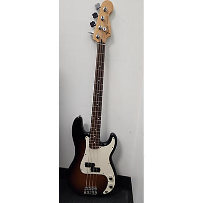 Fender Used 2014 Fender Standard Precision Bass 3 Color Sunburst Electric Bass Guitar