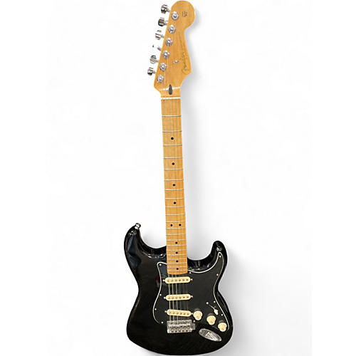 Used 2014 Fender Standard Stratocaster Black Solid Body Electric Guitar Black