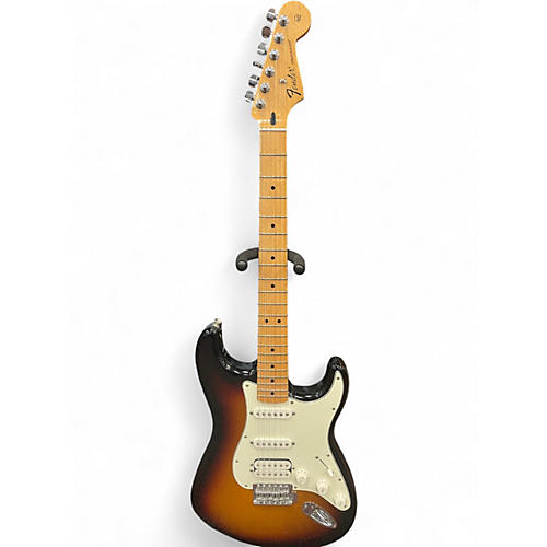 Used 2014 Fender Standard Stratocaster HSS Tobacco Sunburst Solid Body Electric Guitar Tobacco Sunburst