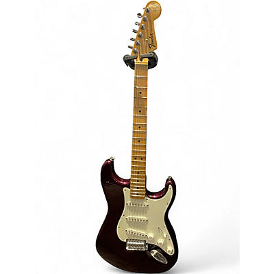 Used 2014 Fender Standard Stratocaster Midnight Wine Solid Body Electric Guitar
