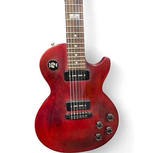 Used 2014 Gibson 120TH ANNIVERSARY MELODY MAKER Wine Red Solid Body Electric Guitar Wine Red