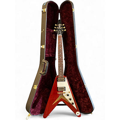 Used 2014 Gibson 1959 Flying V Custom Shop (Previously Owned by Tom Murphy)  Cherry Solid Body Electric Guitar