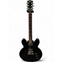 Used 2014 Gibson ES335 Black Hollow Body Electric Guitar Black
