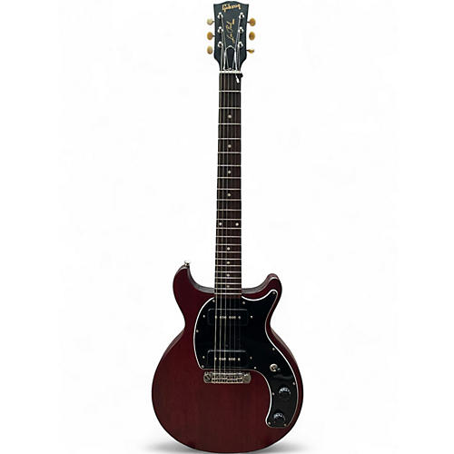 Used 2014 Gibson LES PAUL SPECIAL DC P-90 WORN CHERRY Solid Body Electric Guitar WORN CHERRY