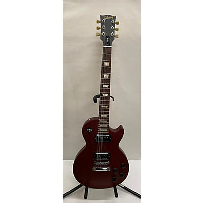 Gibson Used 2014 Gibson LPJ Matte Wine Solid Body Electric Guitar