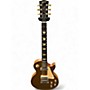 Used 2014 Gibson Les Paul Deluxe Gold Top Satin Solid Body Electric Guitar Gold Top Satin