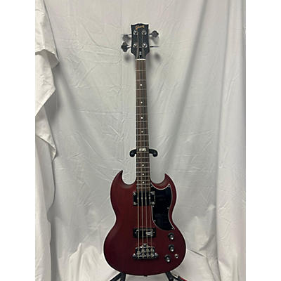 Gibson Used 2014 Gibson SG Bass Cherry Electric Bass Guitar