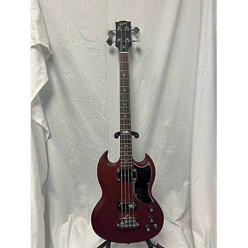 Gibson Used 2014 Gibson SG Bass Cherry Electric Bass Guitar Cherry