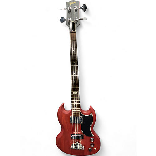 Used 2014 Gibson SG Bass Cherry Electric Bass Guitar Cherry