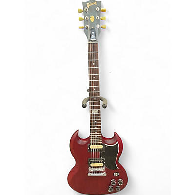 Used 2014 Gibson SG JUNIOR Worn Cherry Solid Body Electric Guitar