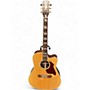 Used 2014 Gibson Songwriter Deluxe Studio Natural Acoustic Electric Guitar Natural