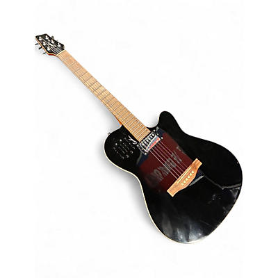 Used 2014 Godin A6 Ultra HG Black Acoustic Electric Guitar