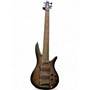 Used 2014 Ibanez SR406BCW NATURAL BURL BURST Electric Bass Guitar NATURAL BURL BURST