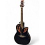 Used 2014 Ovation CE 44-5 Black Acoustic Electric Guitar Black
