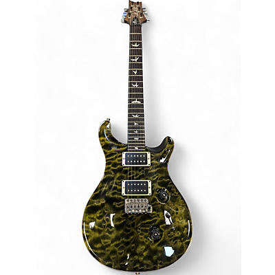 PRS Used 2014 PRS Custom 24 Quilted 10 Top Green Solid Body Electric Guitar